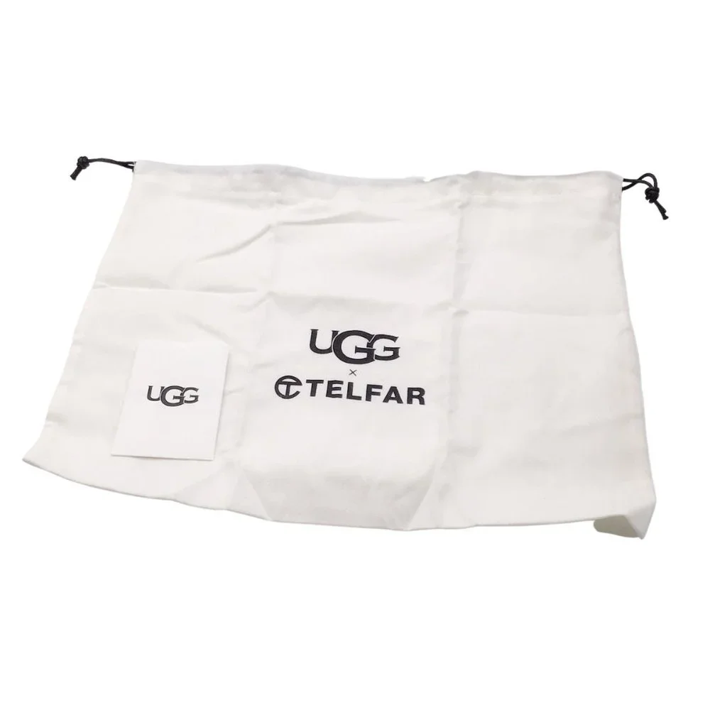 UGG X TELFAR FLEECE SMALL SHOPPING BAG IN HEATHER GREY - Picture 11 of 11